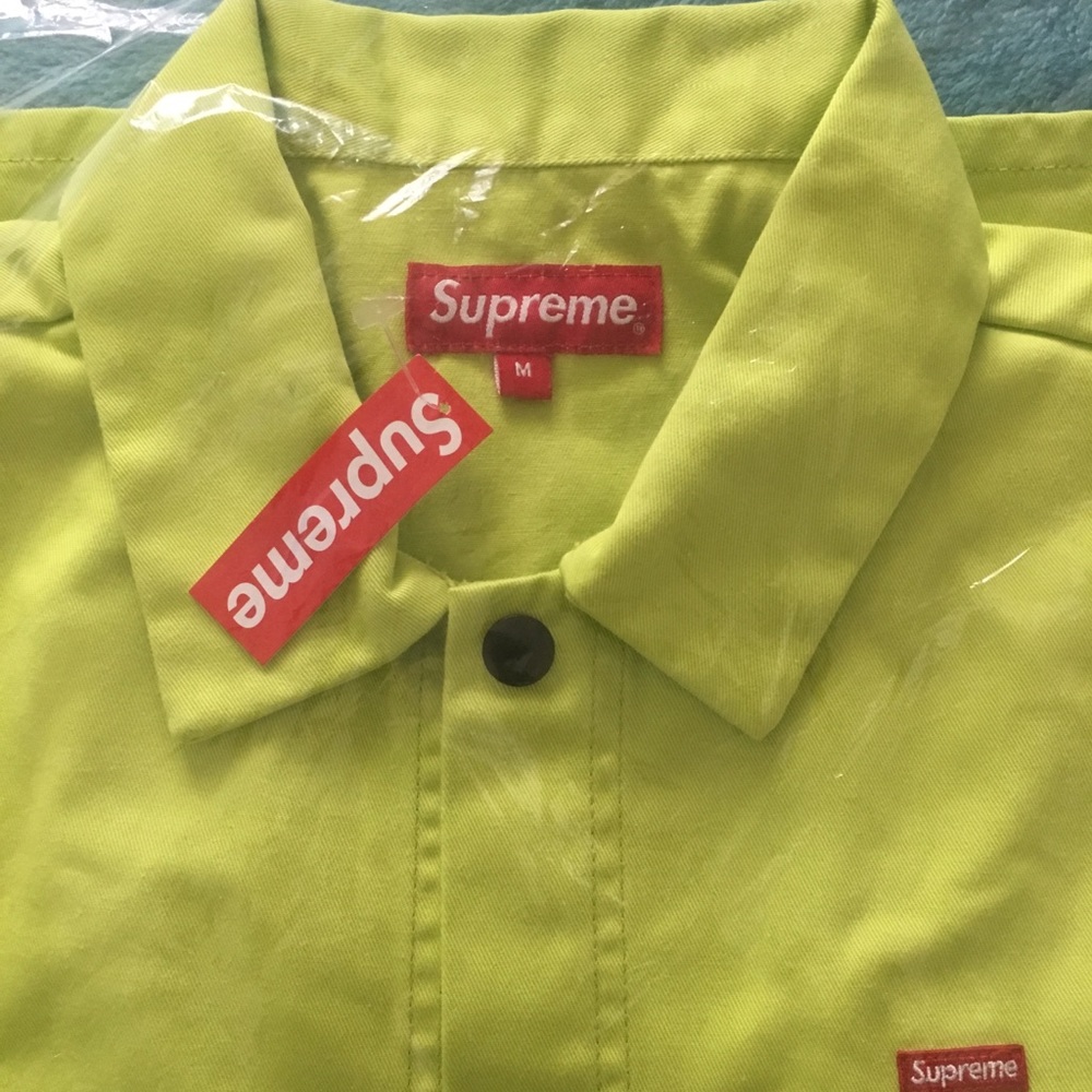 Supreme Coach’s Jacket Lime Green